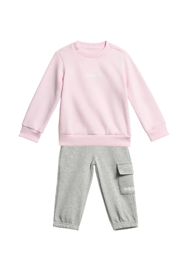 ESSENTIALS JOGGERS SET - Trainingsanzug - clear pink   white