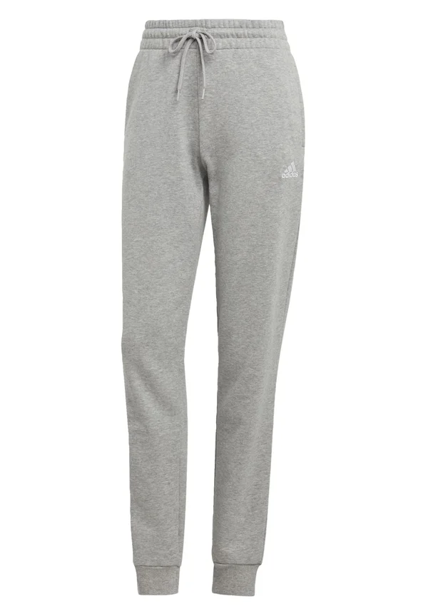 ESSENTIALS LINEAR CUFFED - Jogginghose - medium grey heather/white