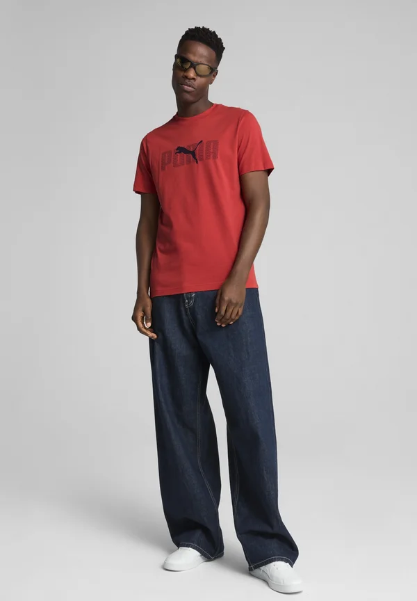 ESSENTIALS LOGO LAB - T-Shirt print - red fire