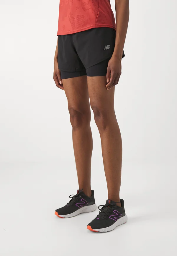 ESSENTIALS SHORT - 2-in-1 Shorts - black