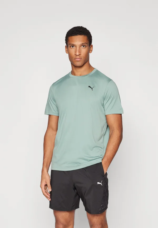 ESSENTIALS SOLID CAT TEE  - Sport T-Shirt - green moon