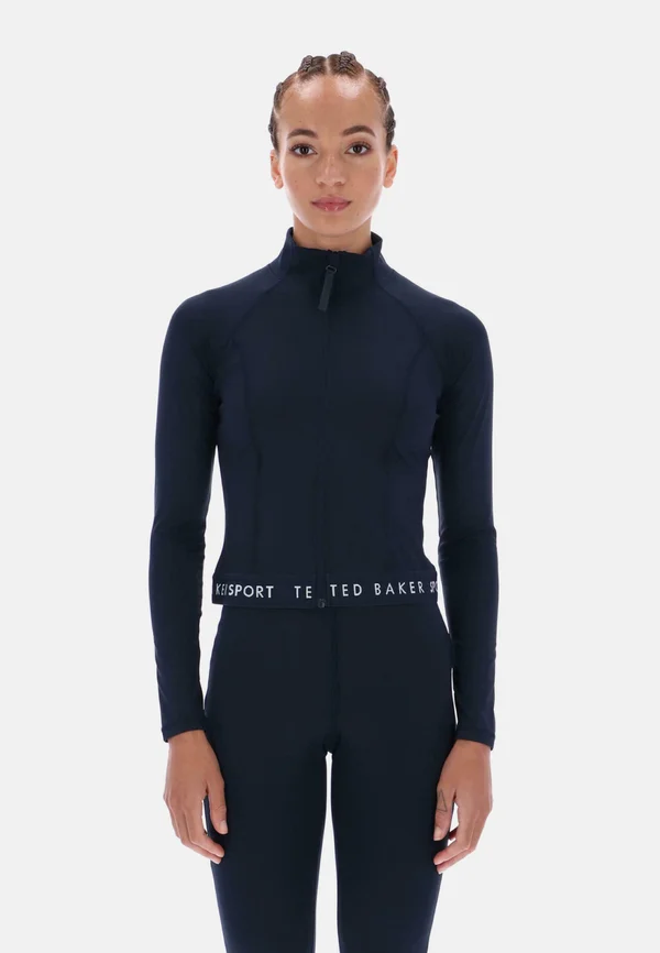 ESSENTIALS ZIP UP - Trainingsjacke - dark sapphire