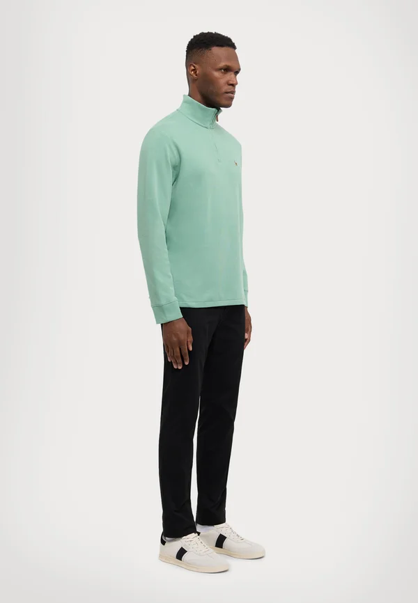 ESTATE RIB QUARTER ZIP PULLOVER - Strickpullover - faded mint