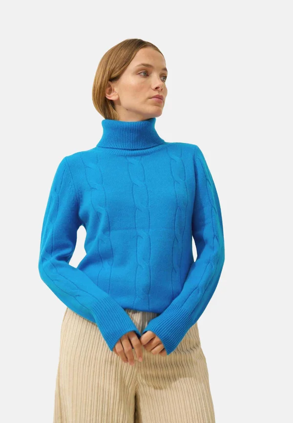 ESTELLE TURTLENECK SWEATER - Strickpullover - azure