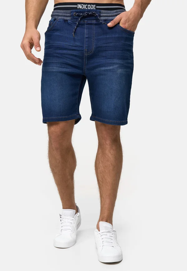 ETTORE - Jeans Shorts - blue