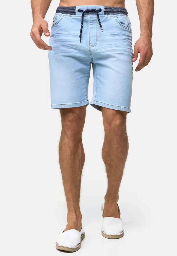 ETTORE - Jeans Shorts - dim blue