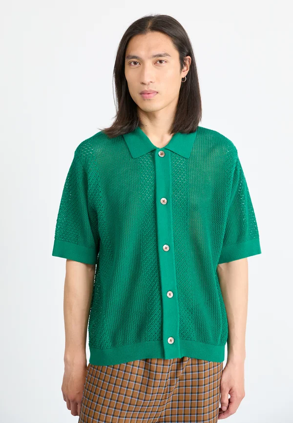 EVAN SWEATER SHIRT - Hemd - forest green