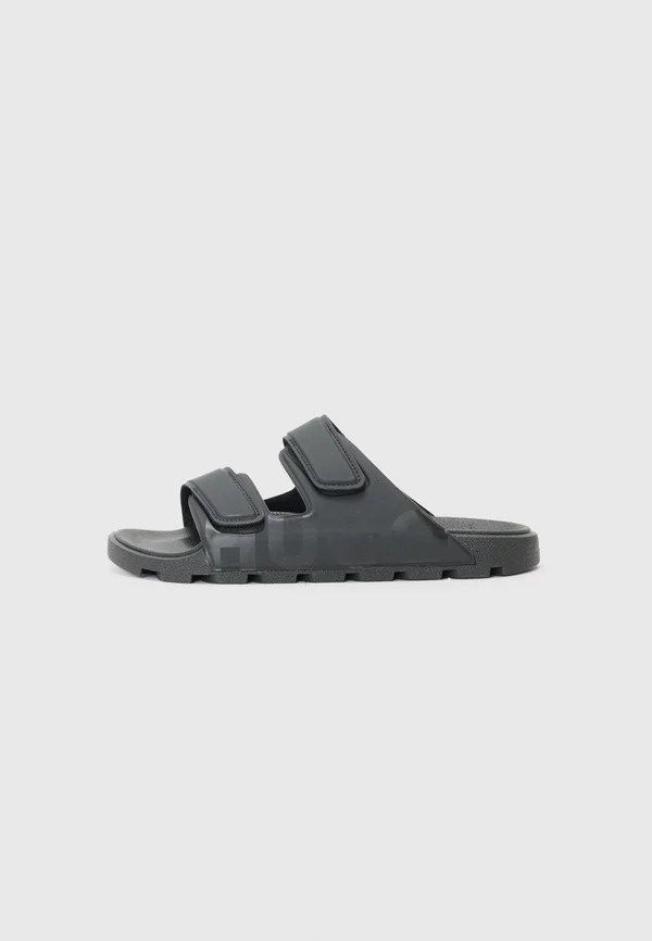 EVANDER - Badesandale - black