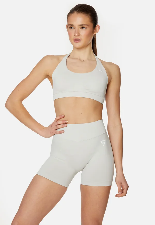 EVE SEAMLESS HALTER  - Sport-BH mit mittlerer Stützkraft - beige