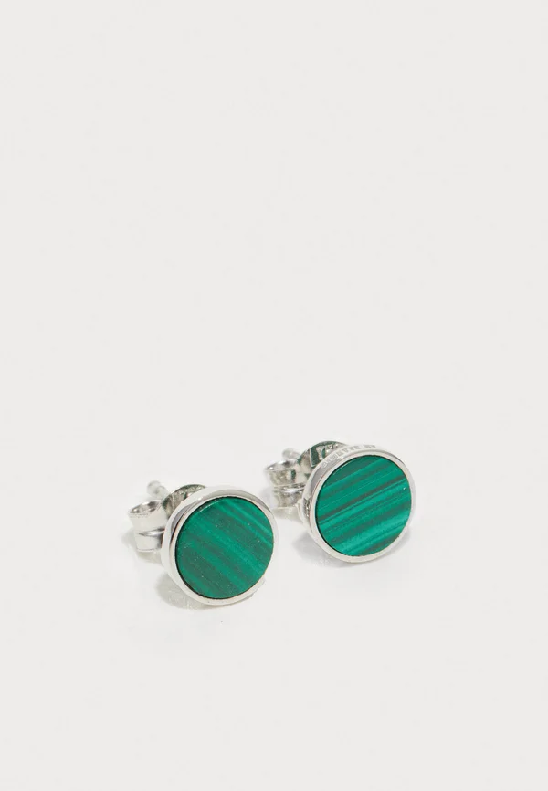 EVER MALACHITE - Ohrringe - white gold-coloured
