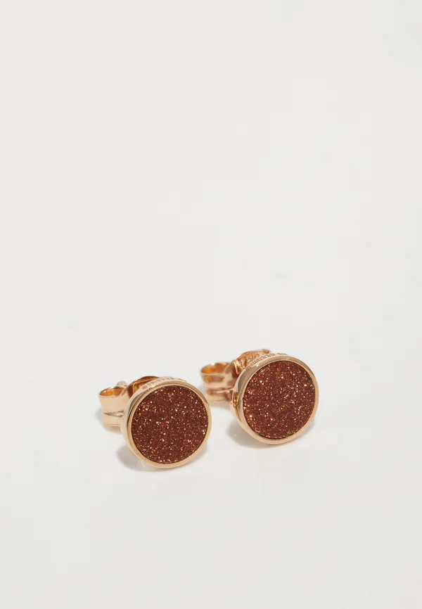 EVER SANDSTONE STUDS - Ohrringe - rose gold-coloured