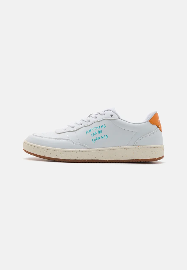 EVERGREEN BICOLOR UNISEX - Sneaker low - white/salmon/acquamarina