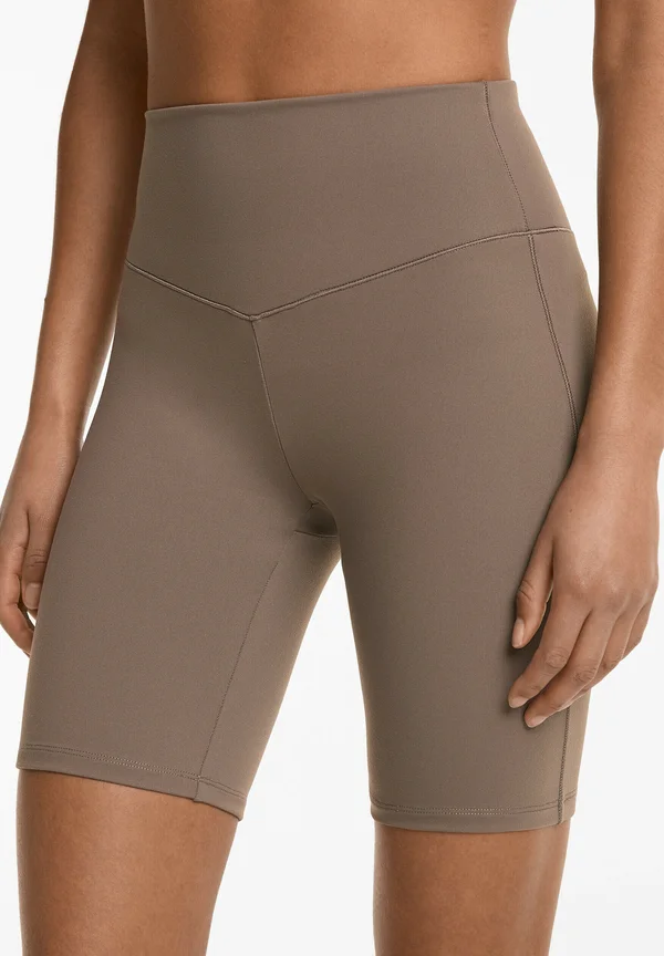 EVERMOVE 20CM BIKER - Tights - brown