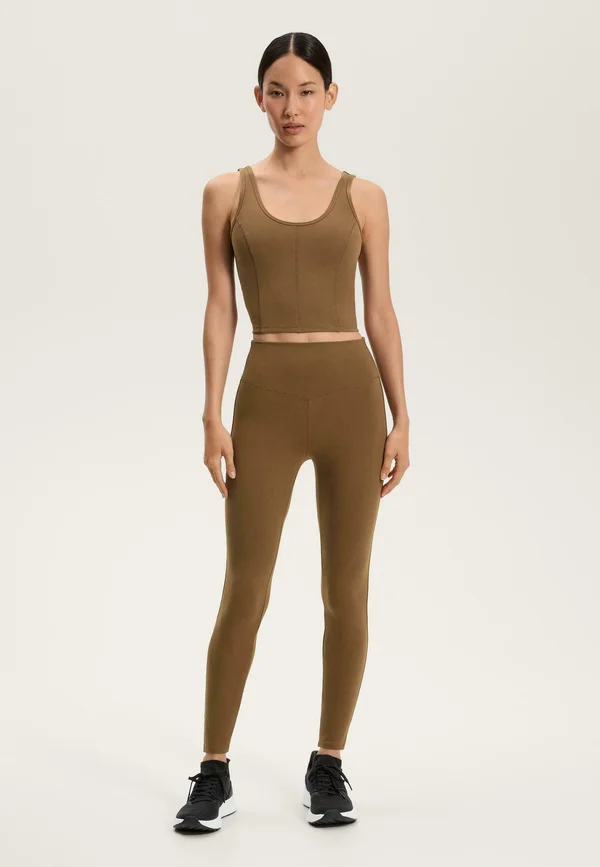 EVERMOVE HIGH-RISE 65cm ANKLE-LENGTH - Tights - camel