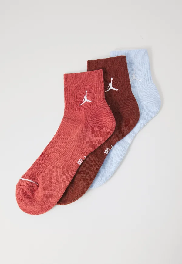 EVERYDAY ANKLE 3 PACK - Sportsocken - hydrogen blue/dark pony/canyon rust/white
