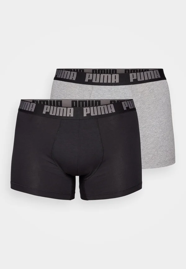 EVERYDAY BASIC 2 PACK - Panties - grey melange/black