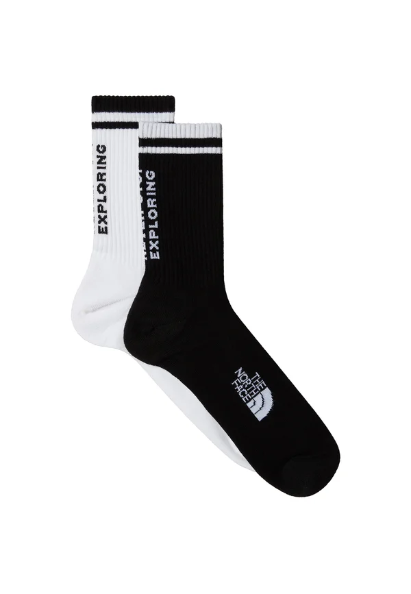 EVERYDAY CREW 2 PACK - Sportsocken - tnf black tnf white