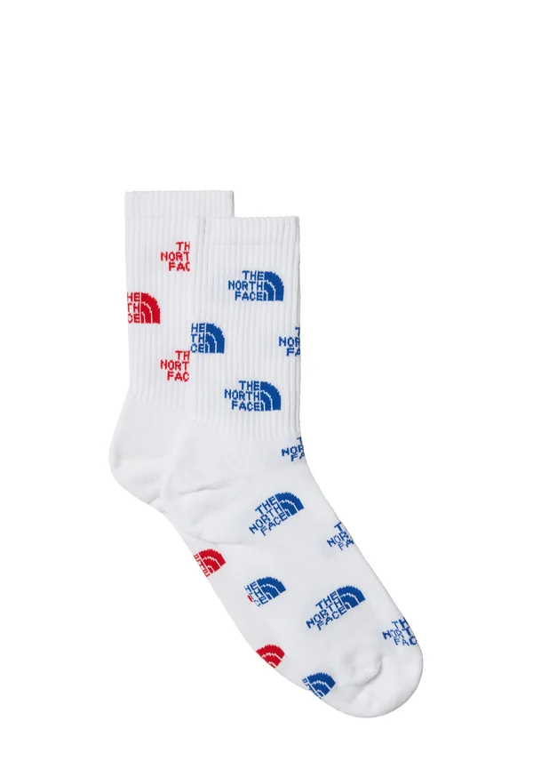 EVERYDAY CREW LOGO 2 PACK - Socken - tnf whte tnf red tnf bl