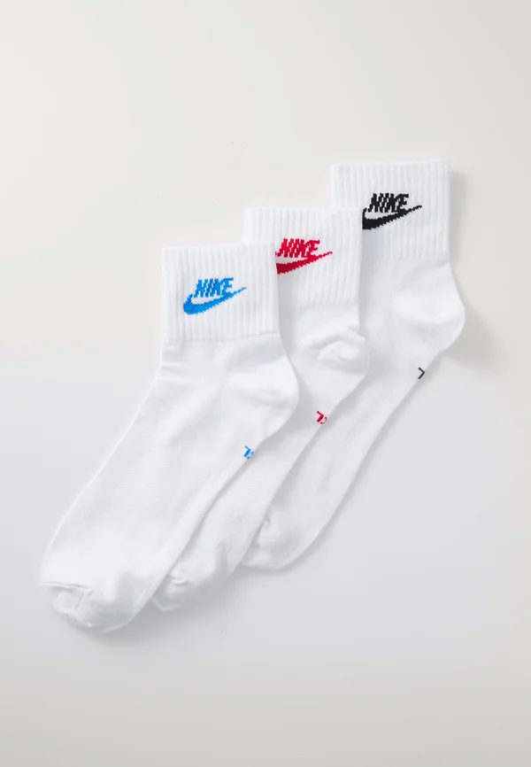 EVERYDAY ESSENTIAL ANKLE UNISEX 3 PACK - Socken - white/university red/light photo blue/black