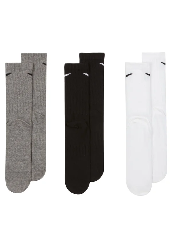 EVERYDAY LIGHTWEIGHT CREW UNISEX 3 PACK - Sportsocken - white(black)/carbon heather(black)/black(white)