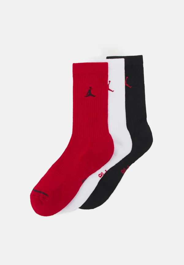 EVERYDAY MAX CREW 3 PACK - Sportsocken - gym red/black/white