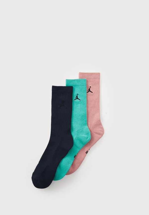 EVERYDAY MAX CREW 3 PACK - Sportsocken - midnight navy/washed teal/rust pink/black