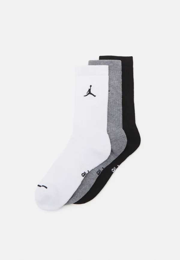 EVERYDAY MAX CREW 3 PACK - Sportsocken - white/carbon heather/black