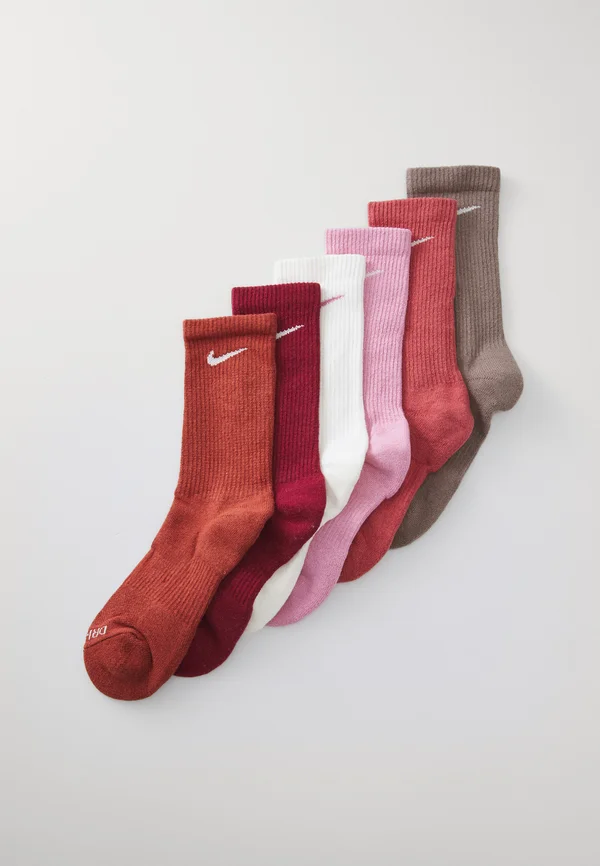 EVERYDAY PLUS CREW UNISEX 6 PACK - Sportsocken - elemental pink/sail/team red/mink brown/canyon rust/mars stone