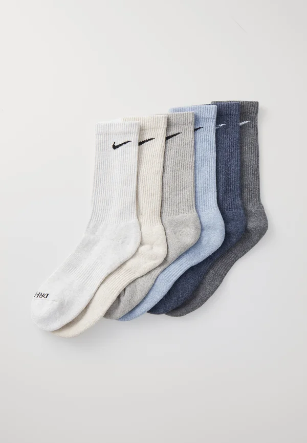 EVERYDAY PLUS CREW UNISEX 6 PACK - Sportsocken - grey/blue
