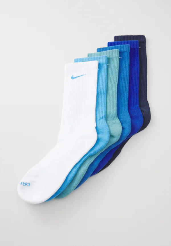 EVERYDAY PLUS CREW UNISEX 6 PACK - Sportsocken - university blue/white/denim turq/game royal/star blue/midnight navy