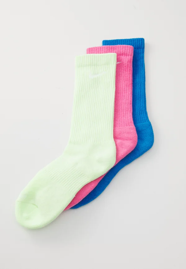 EVERYDAY PLUS CUSH CREW UNISEX 3 PACK - Sportsocken - barely volt/pinksicle/light photo blue/white