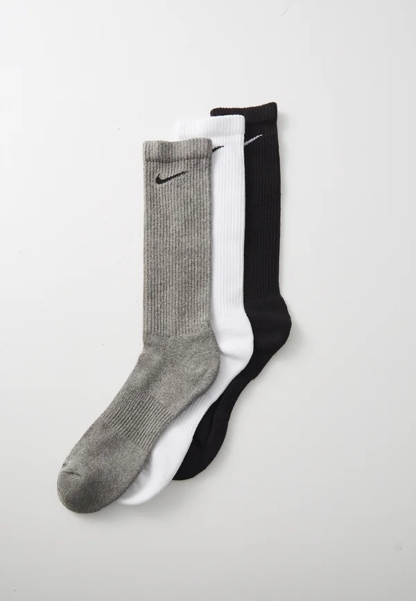 EVERYDAY PLUS CUSH CREW UNISEX 3 PACK - Sportsocken - white/carbon heather/black