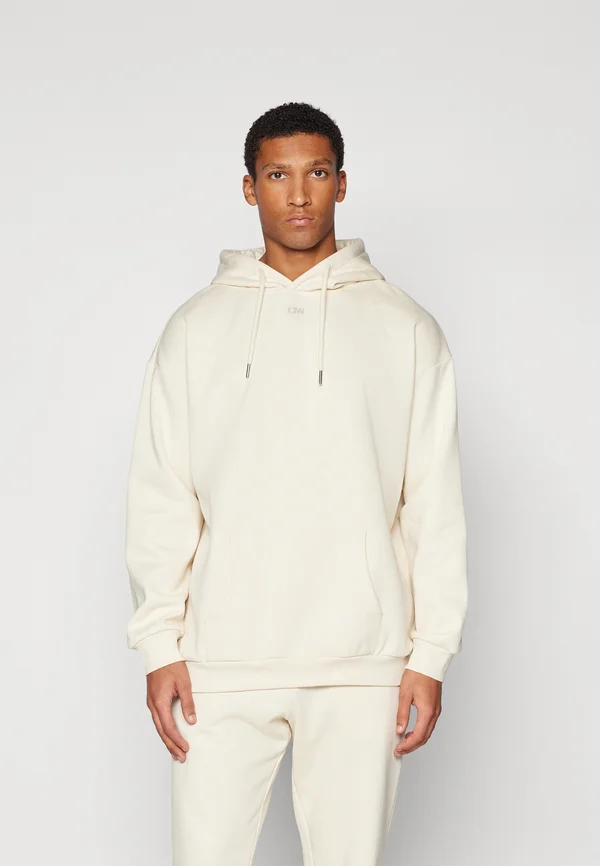 EVERYDAY RELAXED HOODIE MEN - Kapuzenpullover - cream