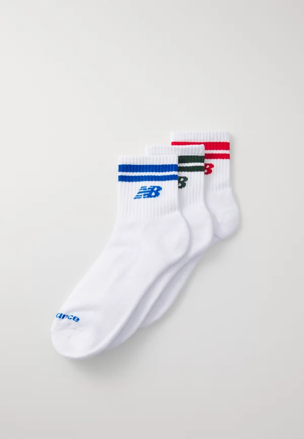EVERYDAY STRIPE ANKLE UNISEX 3 PACK - Socken - white