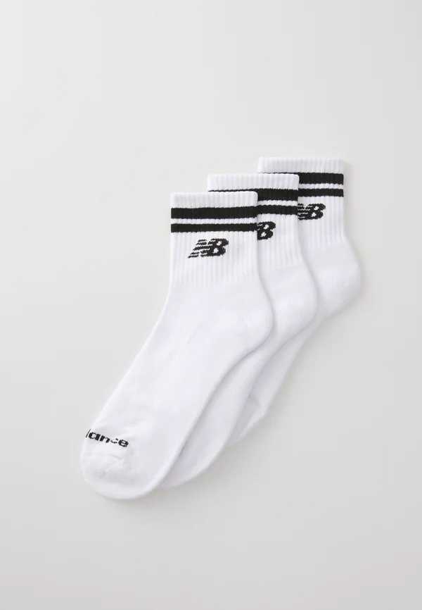 EVERYDAY STRIPE ANKLE UNISEX 3 PACK - Socken - white/black