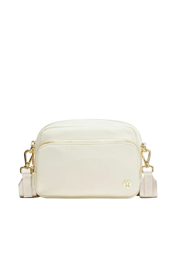 EVERYWHERE CROSSBODY HARDWARE - Umhängetasche - light ivory gold