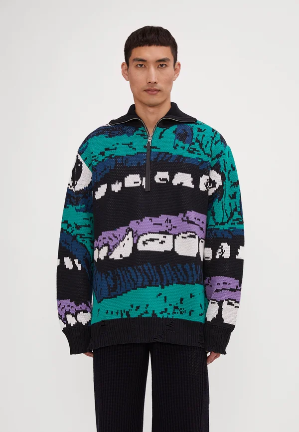 EVIL EYE MASK UNISEX - Strickpullover - multi