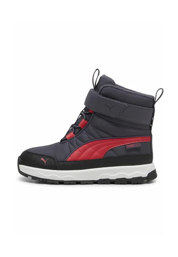 EVOLVE PURETEX - Snowboot/Winterstiefel - galactic gray tart cherry black