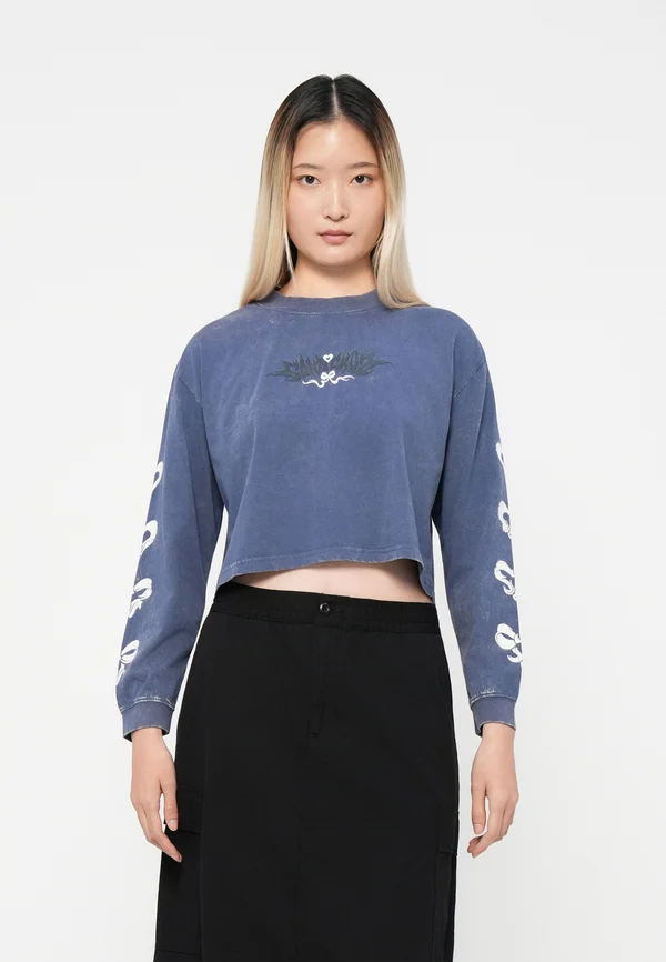 EVOLVE STRIP - Langarmshirt - heritage blue