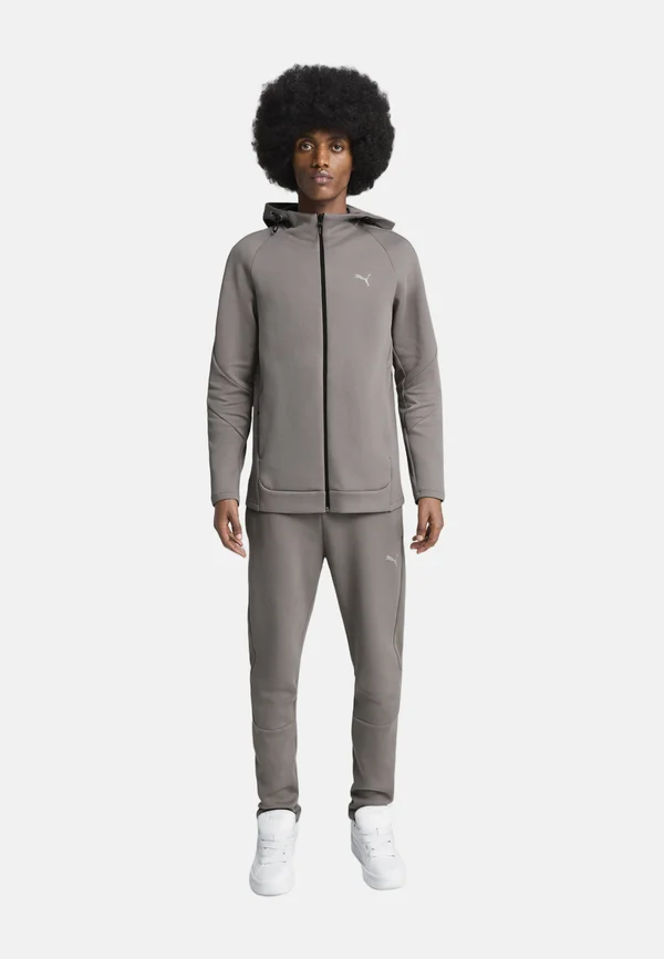 EVOSTRIPE FULL - Sweatjacke - cast iron