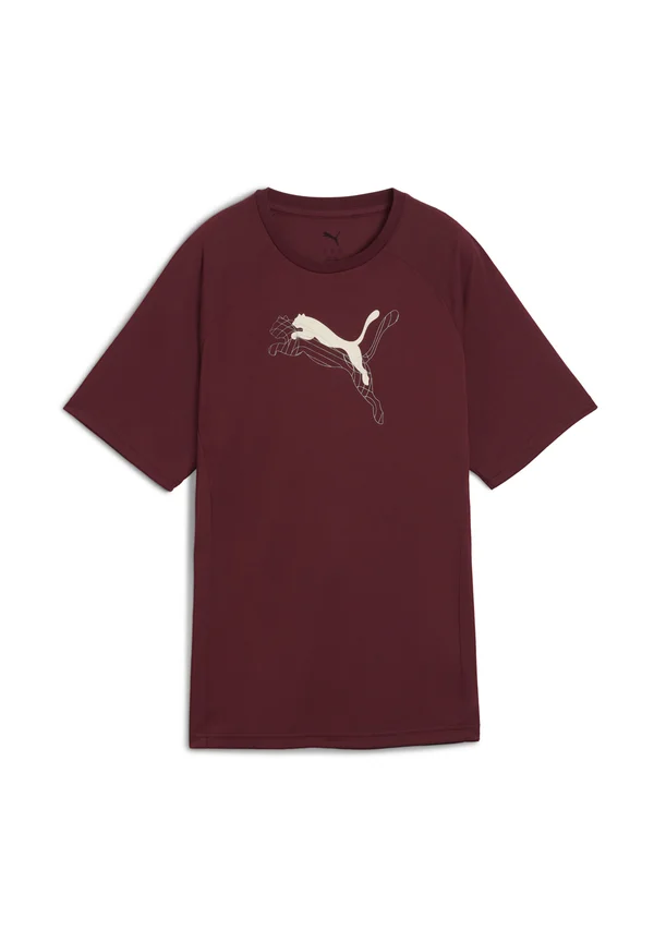 EVOSTRIPE RELAXED GRAPHIC - T-Shirt print - ruby shimmer