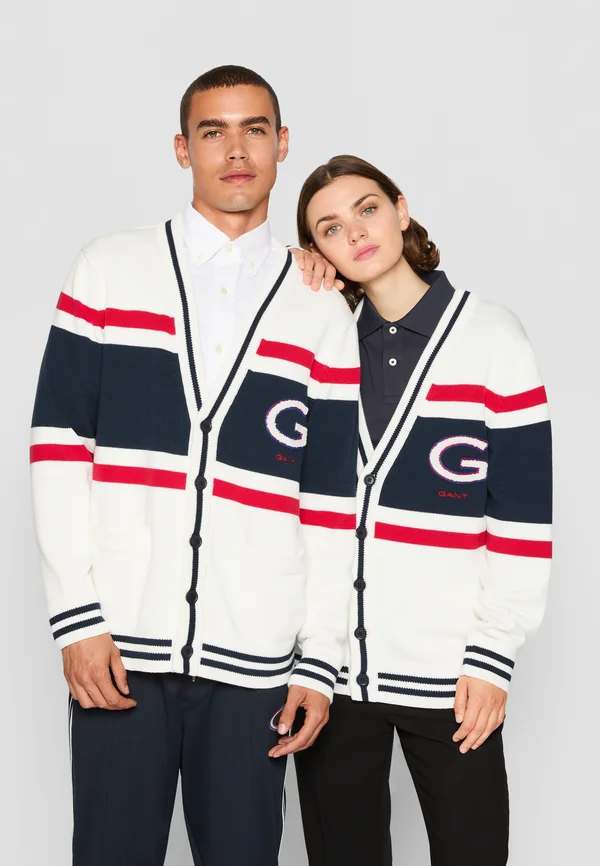 EXCLUSIVE HERITAGE 2.0 ZALANDO CARDIGAN - Strickpullover - eggshell