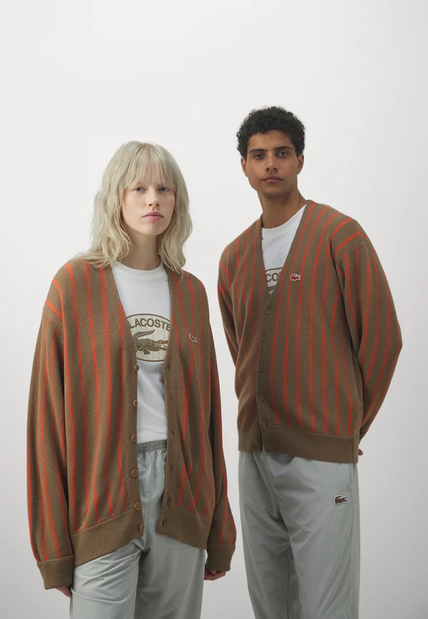 EXCLUSIVE UNISEX - Strickjacke - cookie/sunrise