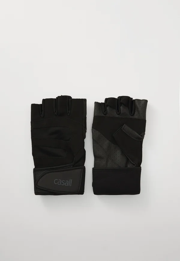 EXERCISE GLOVE SUPPORT - Kurzfingerhandschuh - black