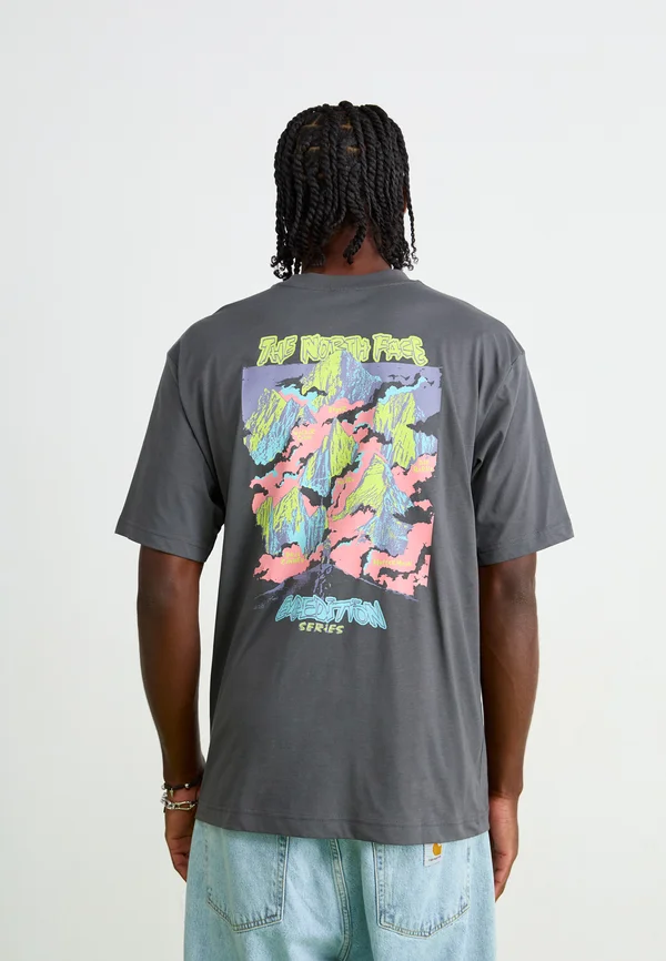 EXPEDITION CELEBRATION OVERSIZED TEE GRAPHIC - T-Shirt print - anthracite grey