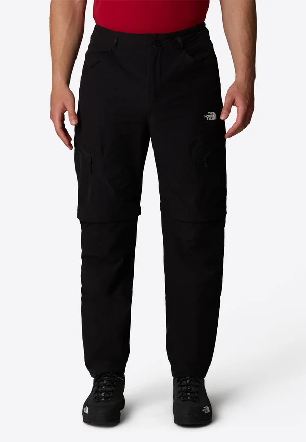 EXPLORATION - Stoffhose - tnf black npf