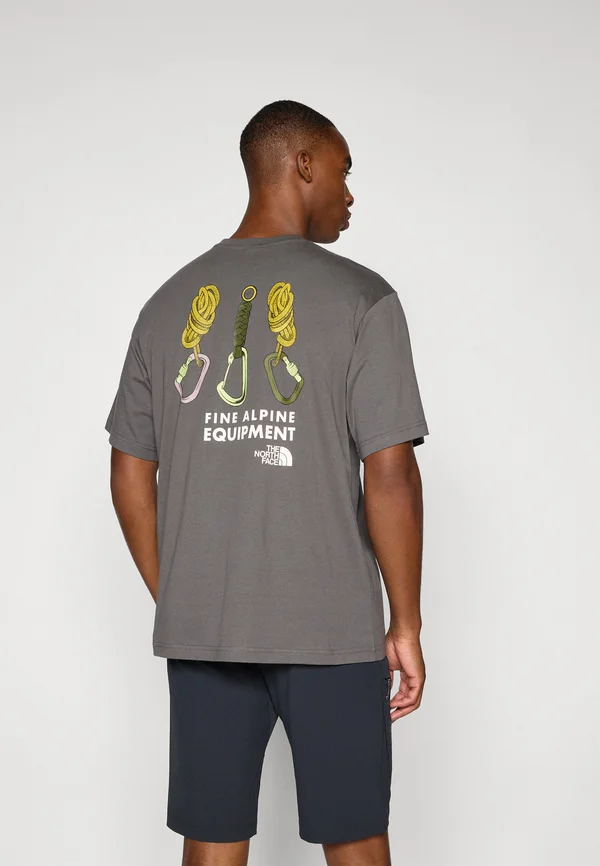 EXPLORE GEAR RELAXED TEE UNISEX - T-Shirt print - anthracite grey