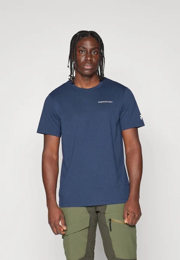 EXPLORE LOGO TEE  - T-Shirt basic - blue shadow