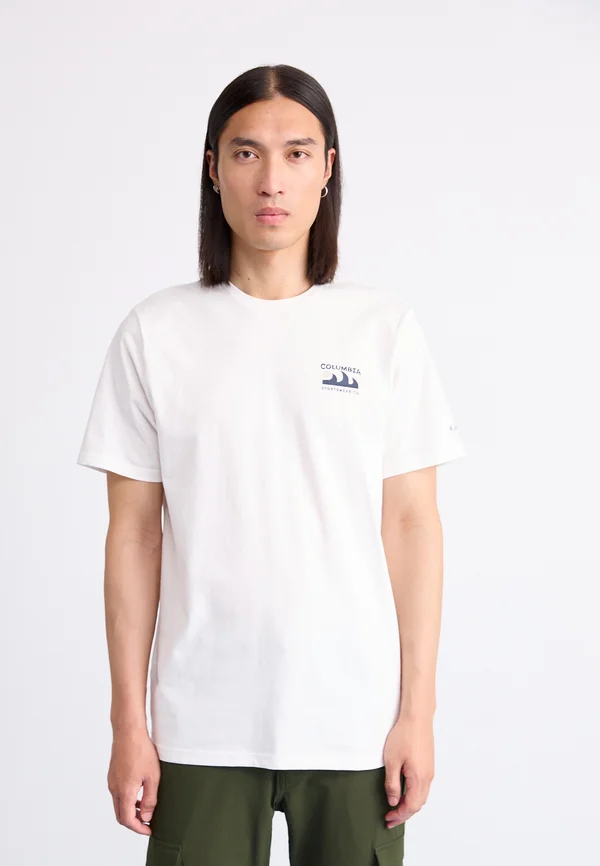 EXPLORERS CANYON BACK TEE - T-Shirt print - white