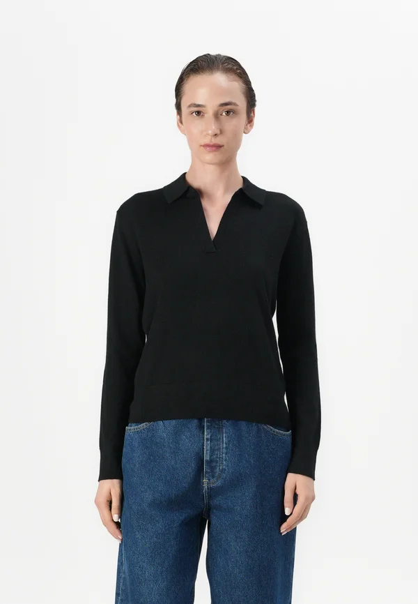 EXTRA FINE  - Strickpullover - black